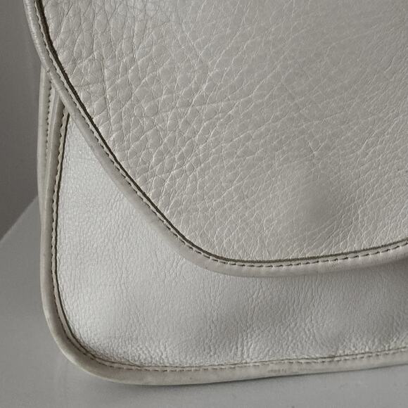 Vtg Coach Lindsay Bone White Bone Handbag Purse Crossbody #9888 - Picture 7 of 13